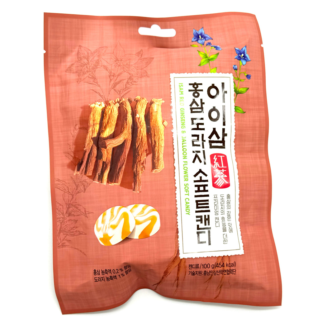 ISAM Red Ginseng Balloon Flower Candy (100g)