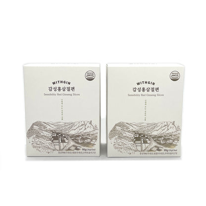 [Withgin] Sensibility Red Ginseng Slices (180g)