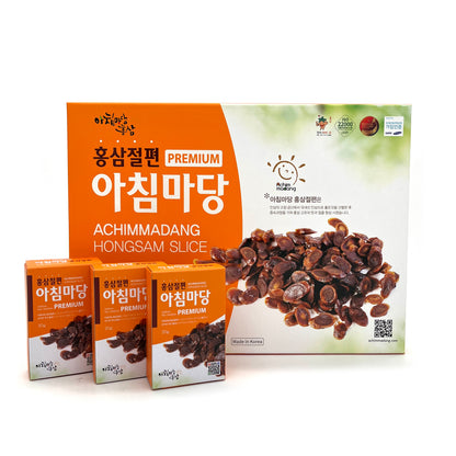 [Achimmadang] Red Ginseng Hongsam Slice Premium Pack (200g)