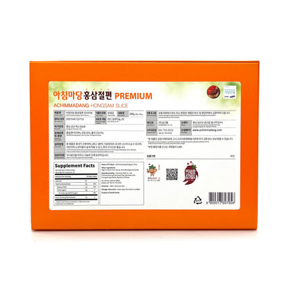 [Achimmadang] Red Ginseng Hongsam Slice Premium Pack (200g)