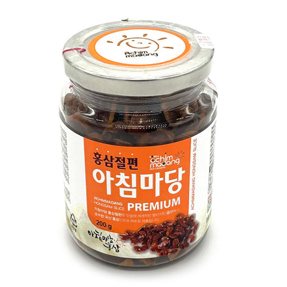 [Achimmadang] Red Ginseng Hongsam Slice Premium Jar (200g)