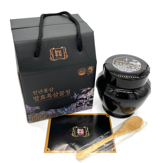 [Chunyun Hongsam] Fermentation Black Ginseng Jung Extract w. Honey (500g)