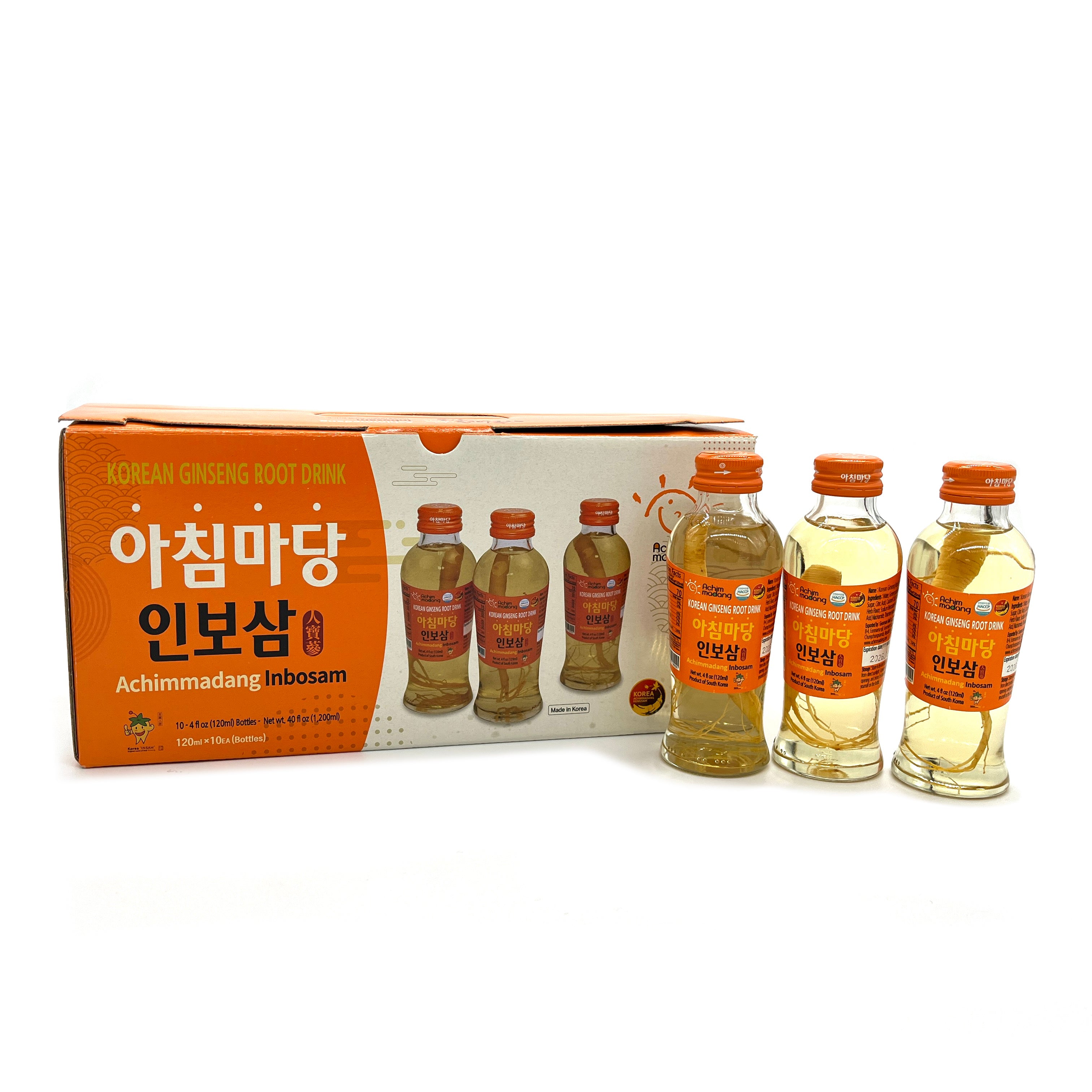 Inbosam Korean Ginseng Root Drink (120g x 10ea) – K GINSENG