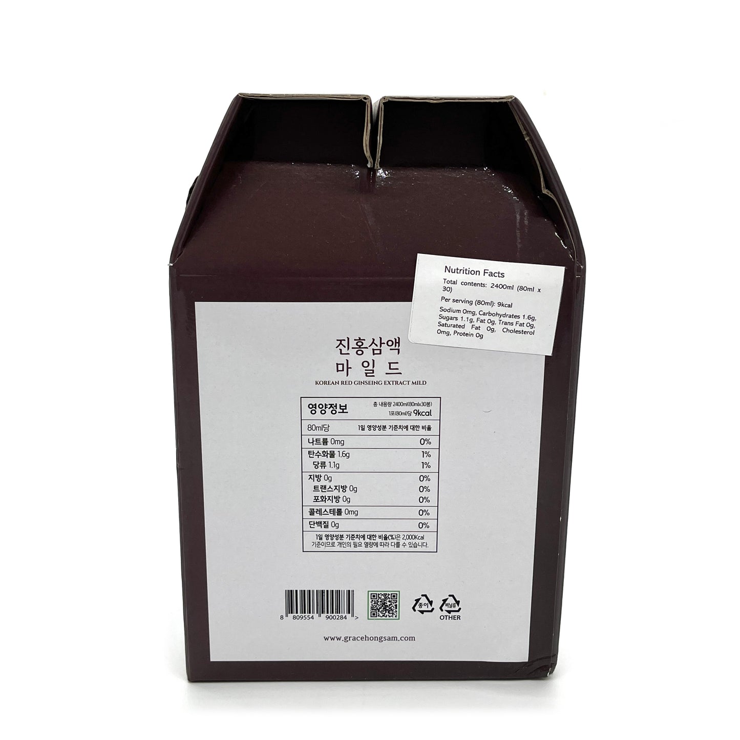 [Chunyun Hongsam] Red Ginseng Extract Mild (80ml x 30포)