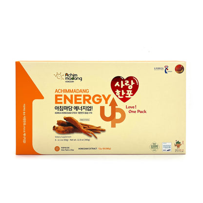 [Achimmadang] Energy Up! Korea Hongsam Stick Extract (12g x30 360g)
