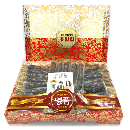 [Hongmanjip] Red Ginseng Whole Made From Unrefined Sugar Cane  (800g)