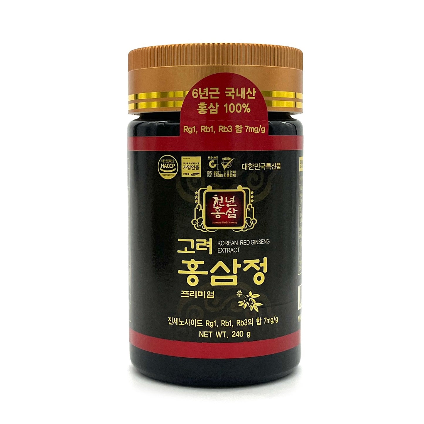 [Chunyun Hongsam] Korean Red Ginseng Extract (240g)