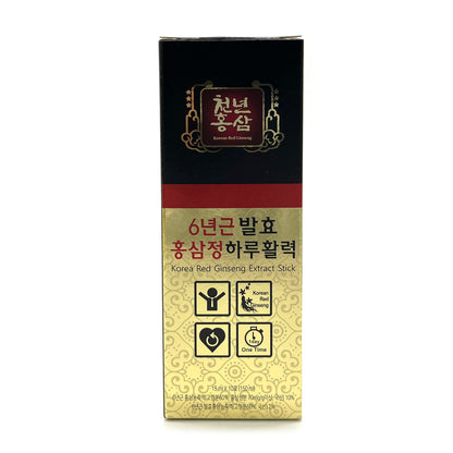 [Chunyun Hongsam] Korea Red Ginseng Extract Stick (15ml x60pk, 900ml)