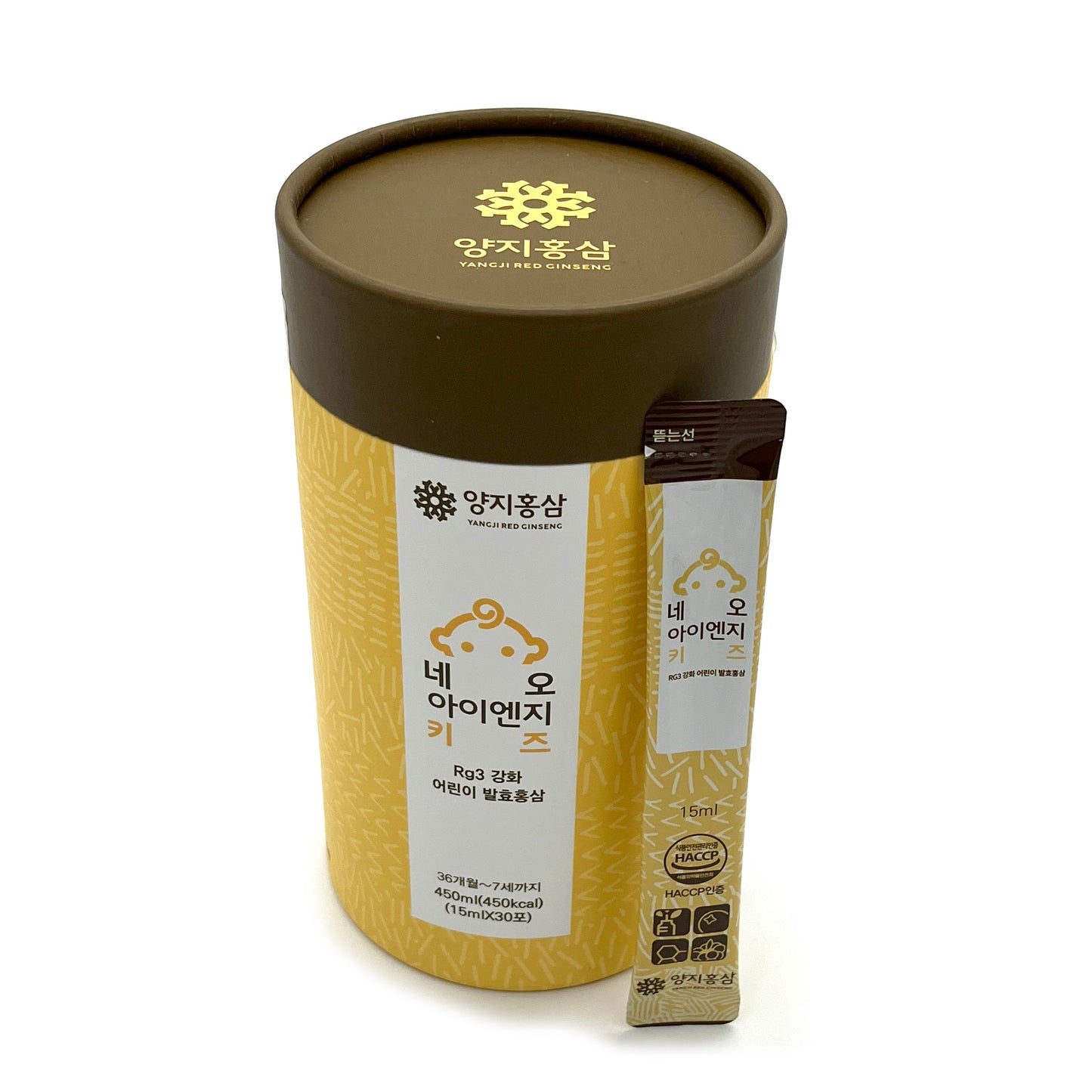 [Yangji] Neo Ing Rg3 Fermentation Red Ginseng Extract For Kids (15ml x 30pcs)