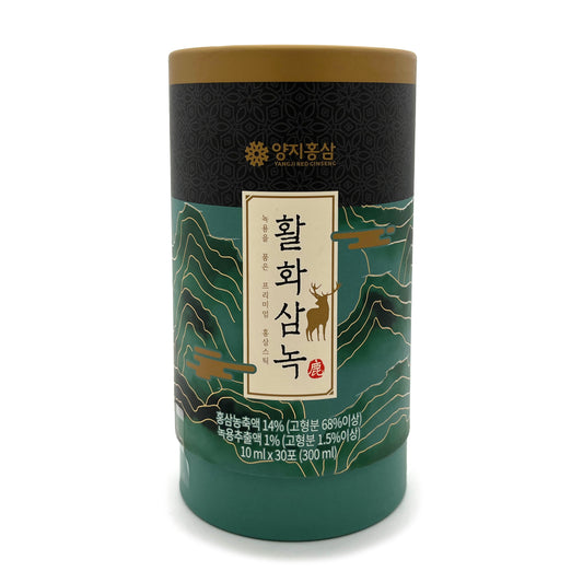 [Yangji] HwalHwaSam Korean Red Ginseng Antler Extract (10ml x 30pcs)